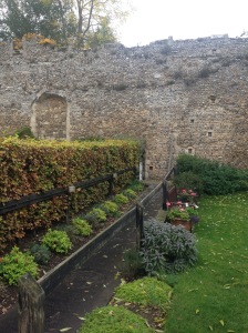 Saxon wall, archaeology England
